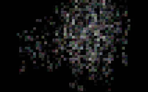 ダークシルバー 長方形の灰色のベクトル背景 正方形 — ストックベクタ