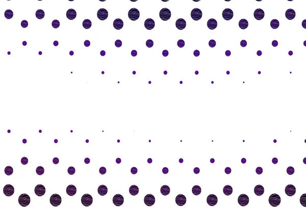 Светло Фиолетовая Векторная Компоновка Кружочками Красивая Цветная Иллюстрация Размытыми Кругами — стоковый вектор