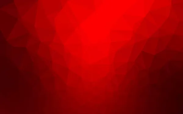 Luz Vector Rojo Brillante Fondo Triangular — Vector de stock