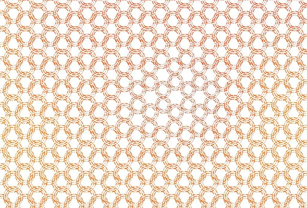 带有圆圈的光橙色矢量模板 采用带气泡的抽象风格的模糊装饰设计 全新的你的品牌书模板 — 图库矢量图片