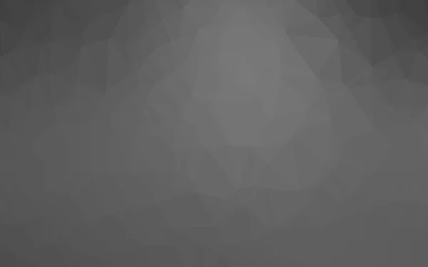 Dark Silver Gray Vector Blurry Triangle Texture — Stock Vector