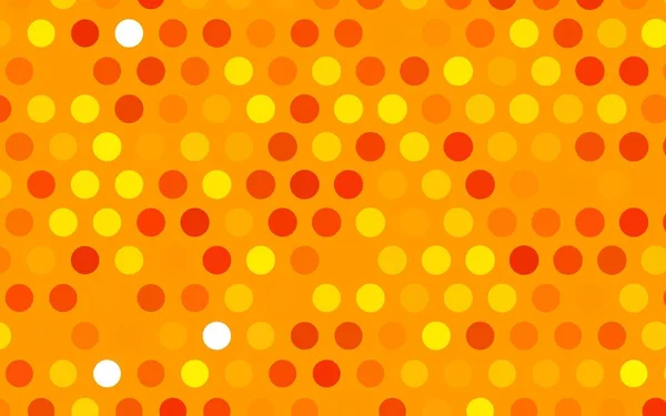 Textura Vectorial Naranja Claro Con Discos — Vector de stock