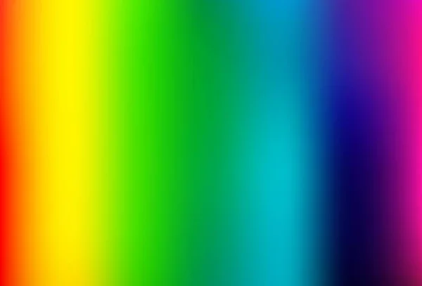 Licht Multicolor Rainbow Vector Bokeh Template Een Geheel Nieuwe Kleurenillustratie — Stockvector