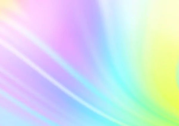 Licht Multicolor Regenbogen Vektor Verschwommen Hellen Hintergrund — Stockvektor