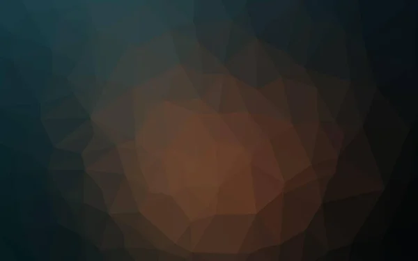 Dark Black Vector Polygon Abstract Backdrop — Stock Vector