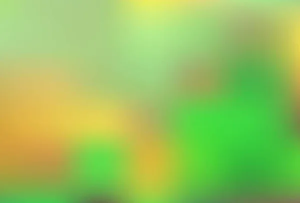 Hellgrüner Gelber Vektor Glänzend Abstrakter Hintergrund Leuchtend Bunte Illustration Einem — Stockvektor