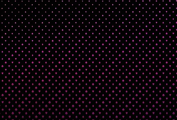 Темно Розовая Векторная Текстура Игральными Картами Блестящий Абстрактный Эскиз Изолированными — стоковый вектор
