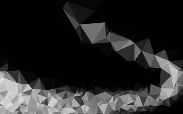 Argent Clair Fond Polygonal Vectoriel Gris — Image vectorielle