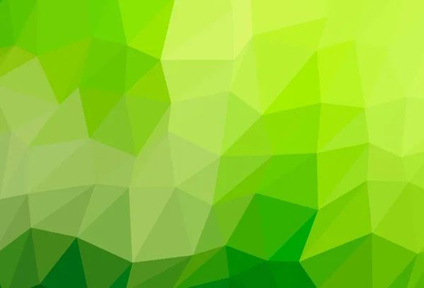 Ljusgrön Vektor Abstrakt Mosaik Mönster Färgglad Abstrakt Illustration Med Lutning — Stock vektor