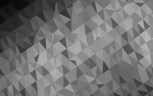 ライトシルバーグレーベクトル三角形モザイクテンプレート — ストックベクタ