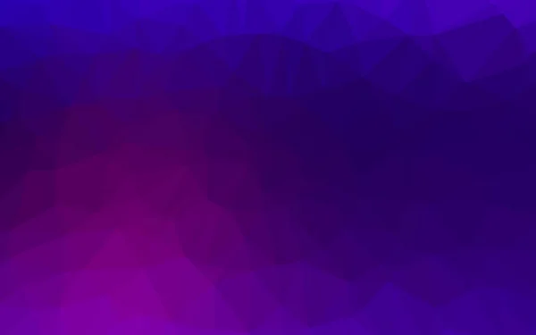 Dark Purple Vektor Polygonaler Hintergrund — Stockvektor