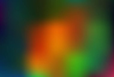 Koyu renk, Gökkuşağı vektörü arkaplanı bulanıklaştırmış. Bulanık ve gradyan renkte renkli çizimler. İş tasarımınız için yepyeni bir tarz.