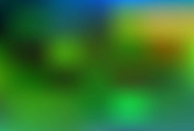 Koyu mavi, sarı vektör bokeh ve renkli desen. Gıcır gıcır, renkli bir tasvir. Herhangi bir marka kitabı için şablon.