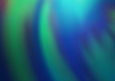 Koyu mavi, sıvı şekilli yeşil vektör şablonu.