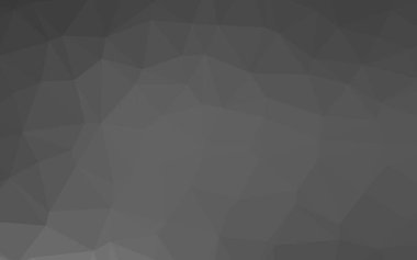 Koyu Gümüş, Gri vektör soyut çokgen düzeni.