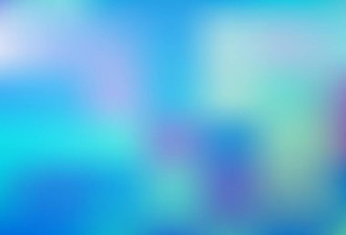 Açık mavi renk vektörü bulanık ve renkli arkaplan. Gıcır gıcır, renkli bir tasvir. Tasarımınız için yepyeni bir şablon.