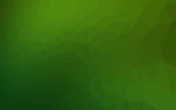 ライトグリーンベクトル三角形モザイクテンプレート — ストックベクタ