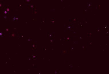 Çember şekilli açık mor vektör düzeni. Doğa tarzında renkli baloncuklu soyut illüstrasyon. Güzel web siteleri için desen.