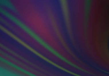 Koyu mavi vektör parlak bokeh deseni.