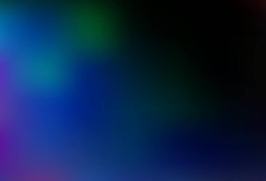 Koyu renk, Gökkuşağı vektörü parlak deseni bulanıklaştırdı. Zarif bir tasarıma sahip soyut bir çizim. İşiniz için basit tasarım.