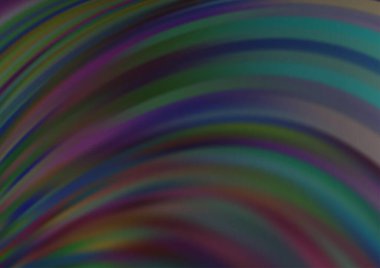 Koyu Gümüş, eğri çizgileri olan gri vektör şablonu.