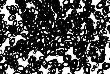 Noktalı siyah ve beyaz vektör arkaplanı. Soyut arka planda bulanık kabarcıklar ve renkli gradyan. Marka kitabın için tamamen yeni bir şablon.