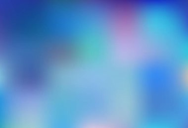 Işık Mavisi vektörü soyut parlak deseni bulanıklaştırdı. Gradyanı olan belirsiz bir soyut çizim. İşiniz için basit tasarım.