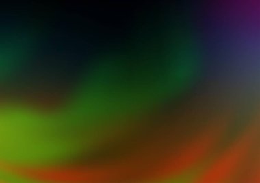 Koyu Çokrenkli, Gökkuşağı vektörü modern zarif şablon.