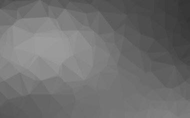 Açık gümüş, gri vektör düşük polimerli doku.