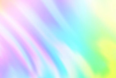 Hafif Çokrenkli, lav şekilli Gökkuşağı vektör şablonu. Bulanık geometrik örnek ve eğimli kabarcıklar. Web siteniz için mermer tasarımı.