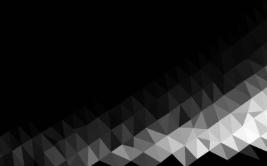 Koyu gümüş, gri vektör düşük polimerli doku.