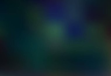 Koyu mavi vektör, parlak soyut arkaplanı bulanıklaştırdı. Gradyan ile modern soyut çizim. Tasarımınız için yepyeni bir şablon.