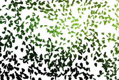 Açık yeşil, Memphis şekilli kırmızı vektör şablonu. Renkli rastgele şekillerle modern soyut illüstrasyon. İşiniz için en iyi akıllı tasarım.