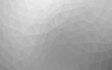 Açık Gümüş, gri vektör çokgen desen.