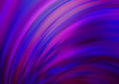 Eğri daireli hafif Mor vektör deseni.