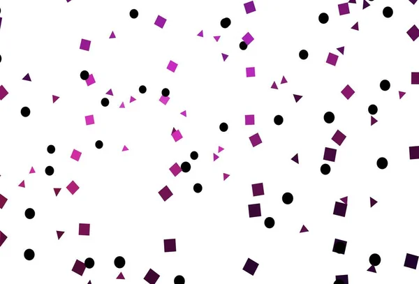 三角形 立方体の明るいピンクのベクトル背景 三角形 立方体と抽象的なグラデーションイラスト ビジネス広告 小冊子 チラシのパターン — ストックベクタ