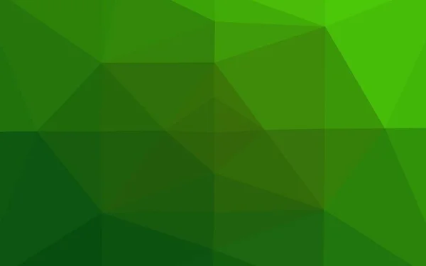 Fond Abstrait Polygone Vecteur Vert Clair — Image vectorielle