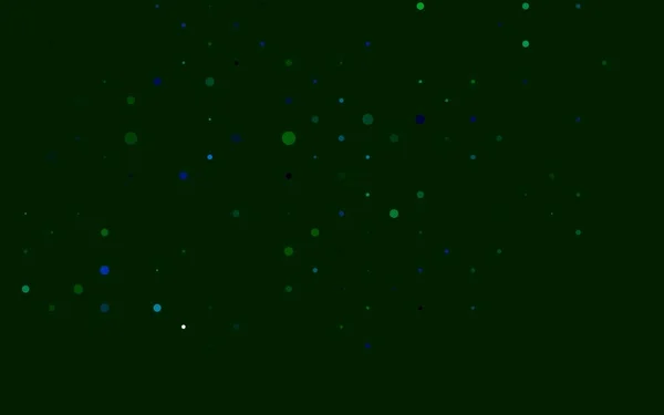 Ljusblå Grön Vektor Bakgrund Med Bubblor — Stock vektor