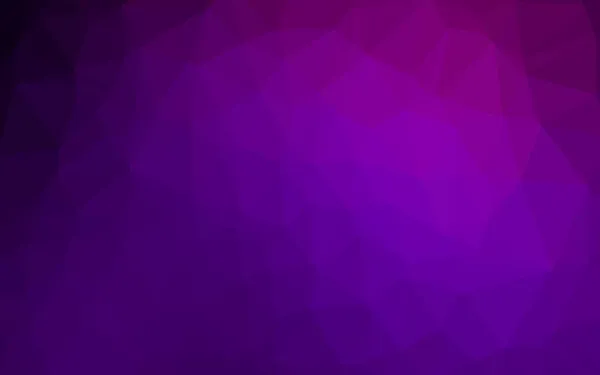 Dark Purple Vector Polígono Abstracto Telón Fondo — Vector de stock