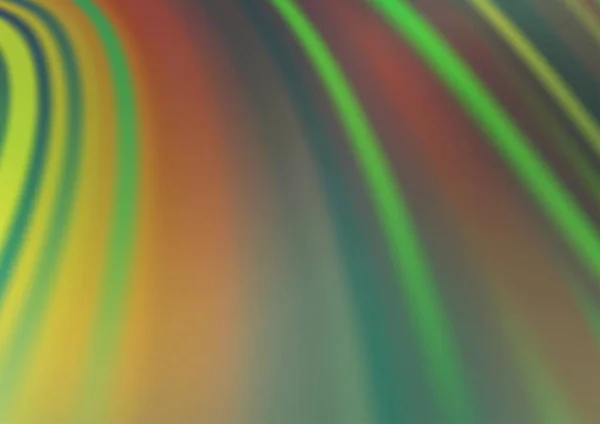 抽象的な線でライトグリーンのベクトル背景 — ストックベクタ