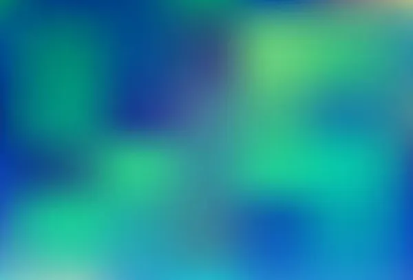 Lichtblauw Groene Vector Wazig Gekleurde Achtergrond Een Geheel Nieuwe Kleurenillustratie — Stockvector