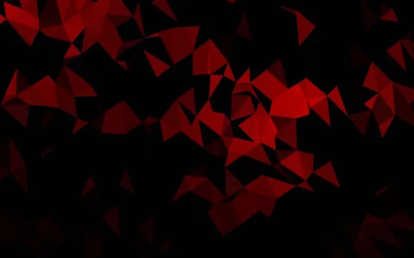 Rojo Oscuro Vector Patrón Mosaico Abstracto — Archivo Imágenes Vectoriales