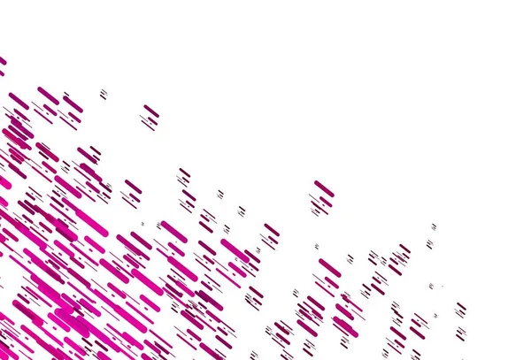 Světlé Růžové Vektorové Pozadí Přímkami Třpytivé Abstraktní Ilustrace Barevnými Tyčinkami — Stockový vektor