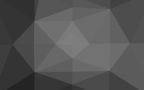 Темно Серебристый Серый Векторный Полигональный Шаблон — стоковый вектор