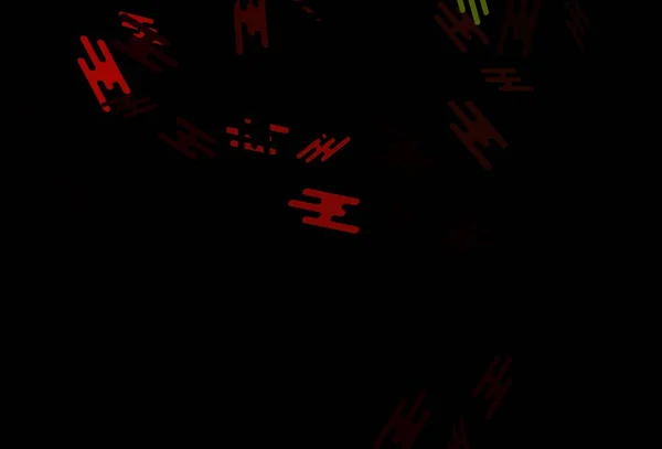 Темний Зелений Червоний Векторний Макет Плоскими Лініями Блискуча Кольорова Ілюстрація — стоковий вектор