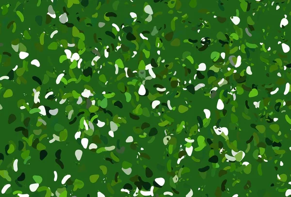 Светло Зеленый Векторный Узор Хаотичными Вкраплениями Красочные Хаотические Формы Градиентом — стоковый вектор