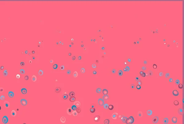 Bleu Clair Couverture Vectorielle Rouge Avec Des Taches Illustration Avec — Image vectorielle