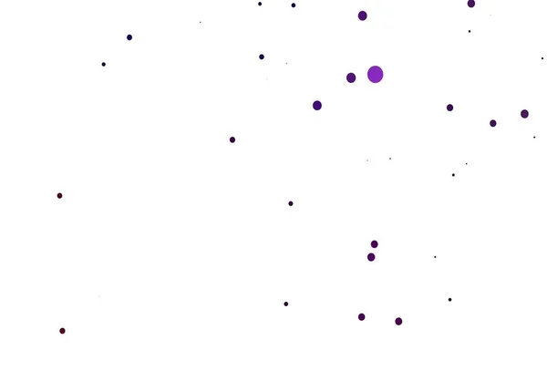 Hellviolettes Vektormuster Mit Kugeln Schöne Farbige Illustration Mit Verschwommenen Kreisen — Stockvektor