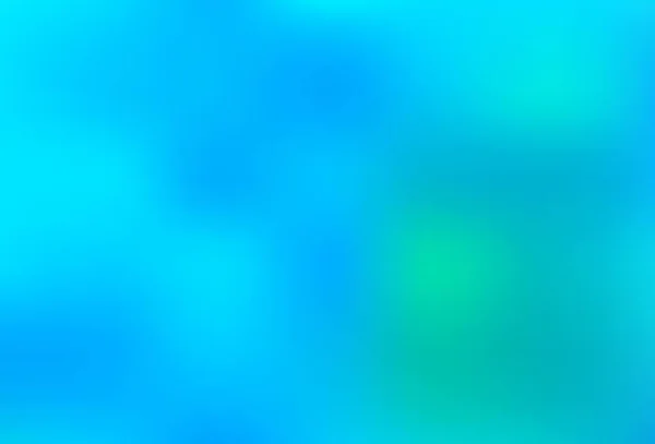 Modèle Bleu Clair Vecteur Vert Flou Coloré Illustration Créative Demi — Image vectorielle
