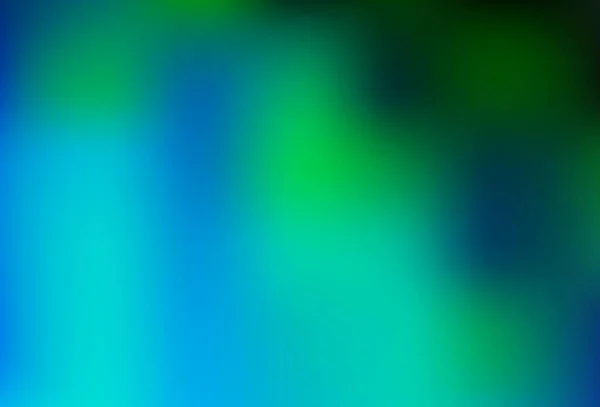 Azul Claro Padrão Borrão Vetorial Verde Glitter Ilustração Abstrata Com — Vetor de Stock